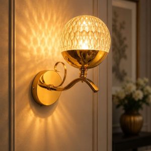 GENREE Swing Arm Wall Light Wall Lamp With Bulb