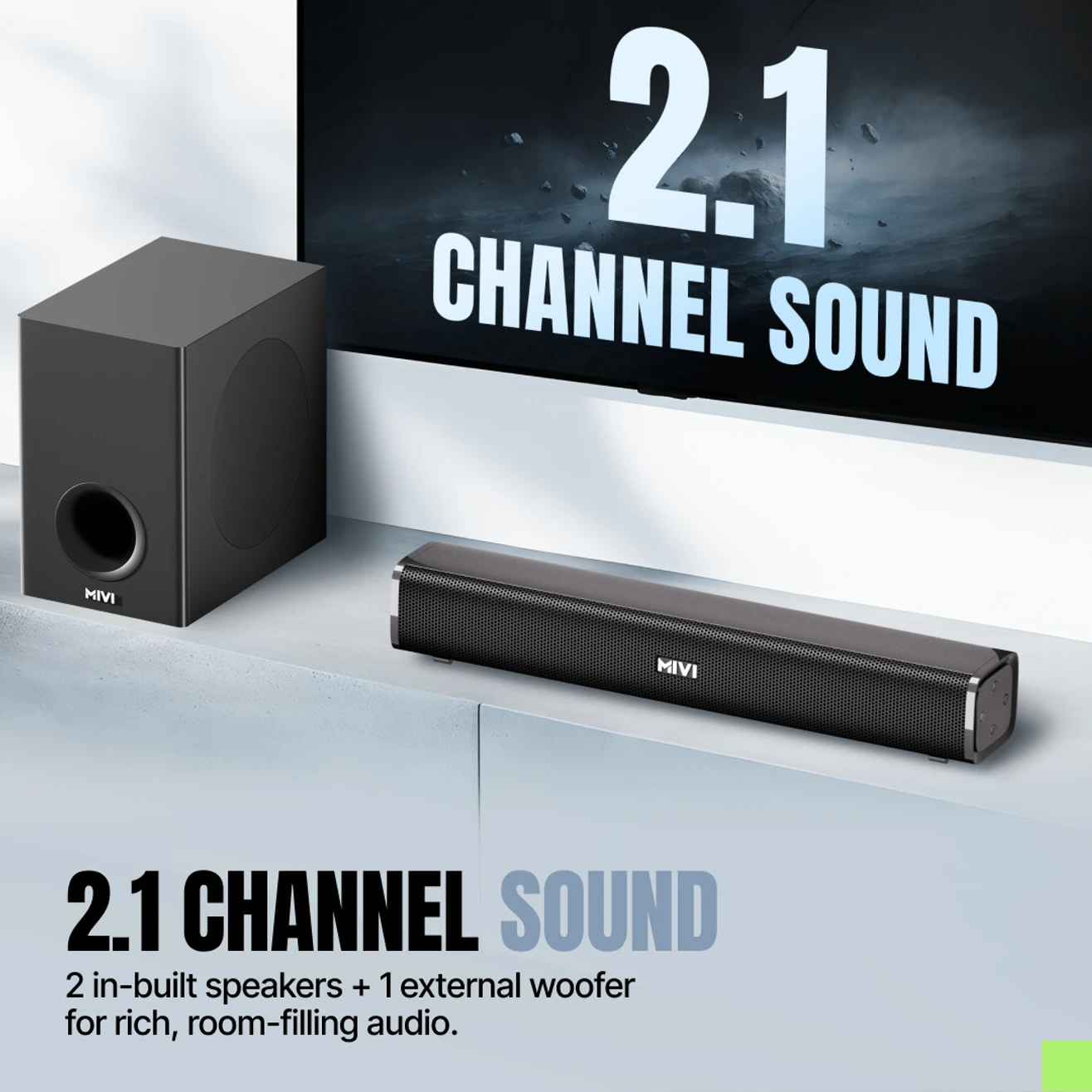 Mivi Fort Sonic 150 Soundbar, - Image 3